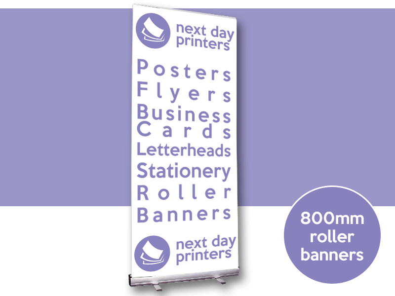 Next Day Roller Banners 800mm